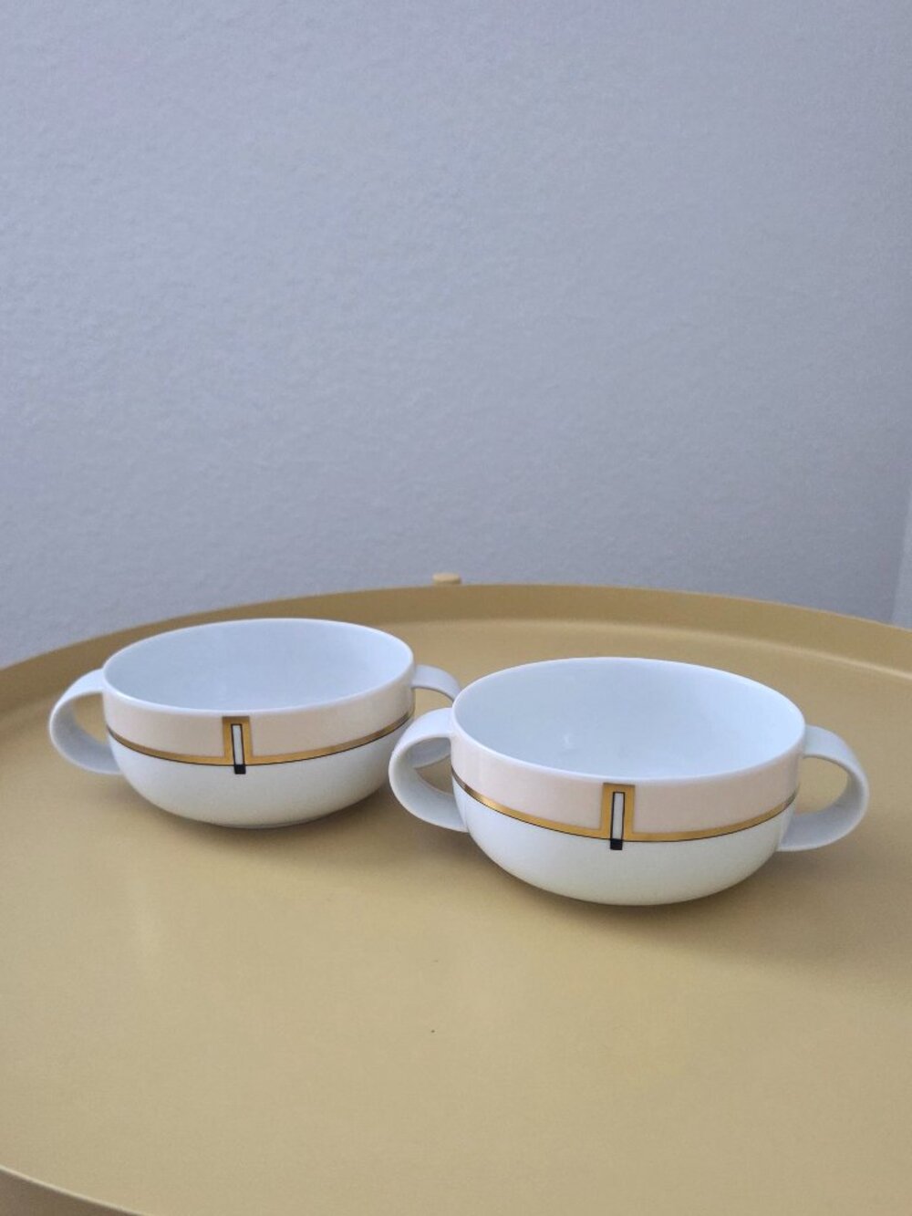 ROSENTHAL STUDIO-LINIE Two-Handled Soup Bowls - Set of 2 - GERMANY